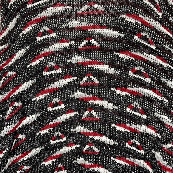 VINTAGE Geometric Oversized Grandpa Cardigan - Picture 3 of 3